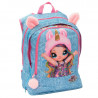 ZAINO SCUOLA ESTENSIBILE NA NA NA SURPRISE AZZURRO E ROSA GLITTER E ORECCHIE 31X43X17+9CM ORIGINAL GIOCHI PREZIOSI ITALY