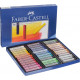 SCATOLA 36 CRETE PASTELLI COLORI BRILLANTI CANCELLABILI MESCOLABILI PRIVI DI ACIDI CREATIVE STUDIO QUALITY FABER CASTELL