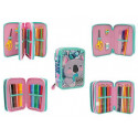 ASTUCCIO 3 ZIP PANDA GOPOP ORGANIZZATO INTERNO 43PZ PENNA CANC.FRIXION PENNAR.MATITE GIOTTO+ACCESS.GIOCHI PREZIOSI ITALY