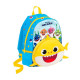 ZAINO ASILO BABY SHARK FAMILY ZAINETTO SMALL PINKFONG 26X22X11CM AZZURRO E GIALLO 1 ZIP+TASCA C/ZIP SEVEN JUNIOR ITALY