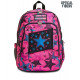 ZAINO ORGANIZZATO ADVANCED STARBRIGHTING GIRL 43X31X26CM 2 ZIP 2 TASCHE C/ZIP BLU MULTICOLOR GARANZIA 4 ANNI SEVEN ITALY