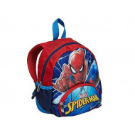 Marvel Zaino Spiderman Per Bambini - Zainetto Asilo Ufficiale 30x23x9 Cm Con Tasche E Spallacci Regolabili