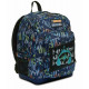 ZAINO ORGANIZZATO FREETHINC MUSICBRIGHTING 43X31X26CM 2 ZIP 1TASCA C/ZIP BLU MULTICOLOR GARANZIA 4 ANNI SEVEN ITALY