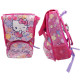 ZAINO SDOPPIABILE BIG HELLO KITTY DELICATE FLOWER FUCSIA 44X27X13CM ZAINO ESTENSIBILE SCUOLA E TEMPO LIBERO.SEVEN ITALY