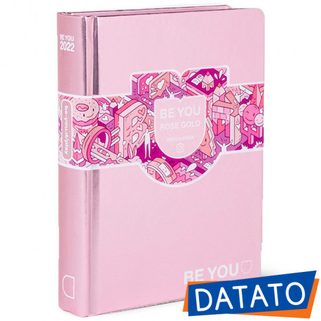 LIBRO DIARIO BE YOU STD CON ADESIVI ROSE GOLD BE YOU PLAY ITALIA ORIGINAL COPERTINA ROSA ANTICO 2022 GIOCHI PREZIOSI ITA