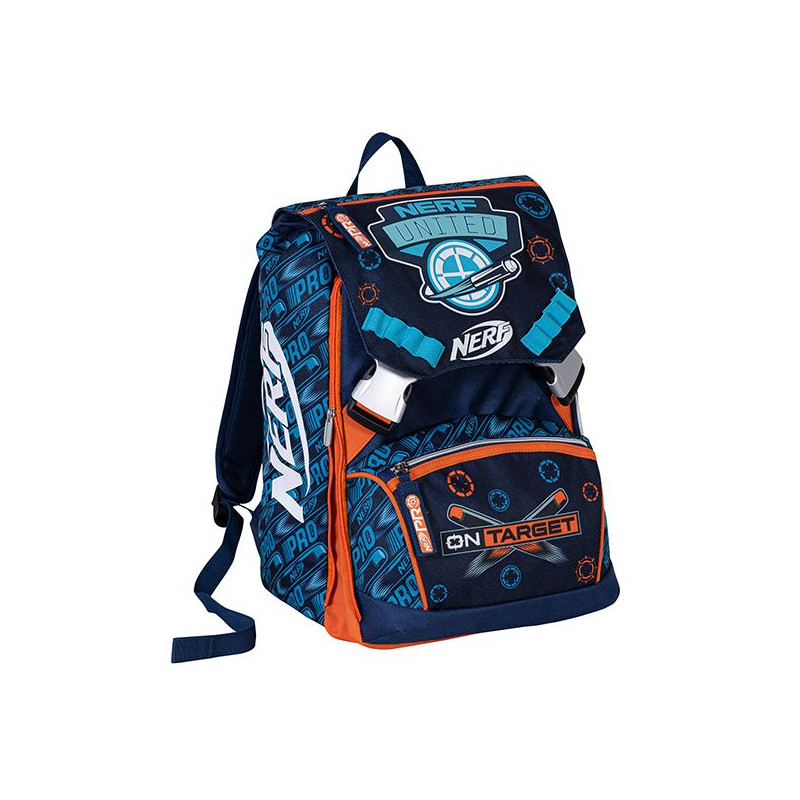ZAINO SCUOLA OVETTO NERF ORIGINAL 3 ZIP 42X33X19CM SUPER GADGET PISTOLA ACQUA.TOP QUALITY ACCADEMIA ITALY Parole e Pensieri