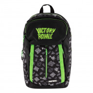 ZAINO SCUOLA ORGANIZZATO FORTNITE EPIC GAMES CROSSOVER VICTORY ROYALE 5 ZIP 44X33X17CM NEROVERDE PANINI SCUOLA ITALY