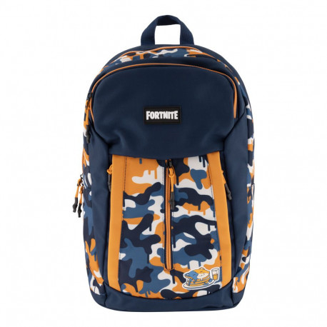 ZAINO SCUOLA ORGANIZZATO FORTNITE EPIC GAMES ORIGINAL CROSSOVER MEO 5 ZIP 44X33X17CM MULTICOLOR PANINI SCUOLA ITALY