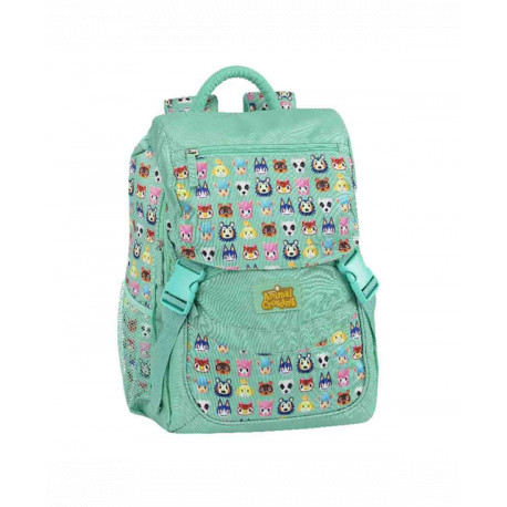 ZAINO SCUOLA ESTENSIBILE ANIMAL CROSSING 45X32X12+6CM ZAINETTO SDOPPIABILE TEMPO LIBERO E DA VIAGGIO PANINI SCUOLA ITALY