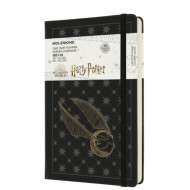 MOLESKINE HARRY POTTER AGENDA GIORNALIERA 18 MESI 2021/22 COPERTINA NERA C/ELASTICO STAMPA ORO LIMITED EDITION 13X21X3CM