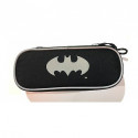 ASTUCCIO OVALE ORGANIZZATO SCUOLA BATMAN COMICS WB ORIGINAL VUOTO 22X9X5CM CON PATTINA PORTAPENNE.GUT DISTRIBUTION ITALY