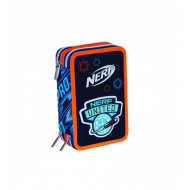 ASTUCCIO SCUOLA 3 ZIP A LIBRO NERF UNITED OFFICIAL 2021 COMPLETO 43PEZZI GIOTTO/LYRA/PEN.TRATTO CANCELLIK.DA SEVEN ITALY