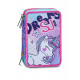 ASTUCCIO SCUOLA 3 ZIP A LIBRO SJ GANG ANIMALI UNICORNO SJ GIRL45PZ.PENNA CANCEL.FRIXION/PASTEL.GIOTTO+ACCESS.SEVEN ITALY