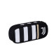 BUSTINA ROUND SCUOLA ASTUCCIO OVALE 1 ZIP FC JUVENTUS FINO ALLA FINE BIANCONERI 23X10X6CM PROD.UFFICIALE DA SEVEN ITALY