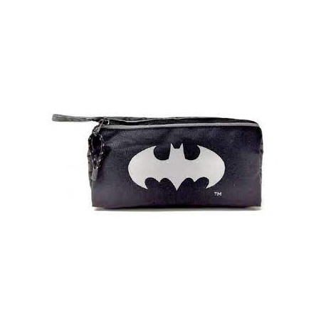 BAULETTO ASTUCCIO PORTATUTTO SCUOLA BEAUTY DA VIAGGIO E TEMPO LIBERO BATMAN COMICS WB 23X10X8CM.GUT DISTRIBUTION ITALY