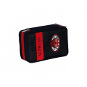 ASTUCCIO SCUOLA 3 ZIP A LIBRO AC MILAN CROSS&GO ROSSONERI 45PZ PASTEL.GIOTTO/PENNA TRATTO CANCELLIK+ACCESS.SEVEN ITALY