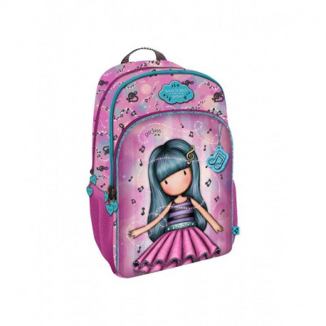 ZAINO SCUOLA ORGANIZZATO 3 CERNIERE DANCING AMONG THE STARS GORJUSS SANTORO LONDON 28,5X44X14CM DA SANTORO ITALIA MILANO