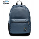 ZAINO SCUOLA ORGANIZZATO FEDEZ ZAINETTO 2 ZIP + TASCA C/ZIP 45X32X13+5CM GRIGIO SCHIENALE EBASE NERO DA SEVEN ITALY