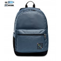 ZAINO SCUOLA ORGANIZZATO FEDEZ ZAINETTO 2 ZIP + TASCA C/ZIP 45X32X13+5CM GRIGIO SCHIENALE EBASE NERO DA SEVEN ITALY