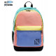 ZAINO SCUOLA ORGANIZZATO FEDEZ ZAINETTO 2 ZIP + TASCA C/ZIP 45X32X13+5CM MULTICOLOR SCHIENALE EBASE NERO DA SEVEN ITALY