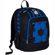 ZAINO SCUOLA E TEMPO LIBERO ADVANCE ORGANIZZATO FC INTERNAZIONALE CROSS &GO42X33X22CM+PALLONE PROD.UFFICIALE.SEVEN ITALY