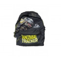 ZAINETTO TEMPO LIBERO JURASSIC WORLD ANIMAL TRACKER STAMPA T-REX ZAINO NERO FREETIME 32X24X10CM.GUT DISTRIBUTION ITALY