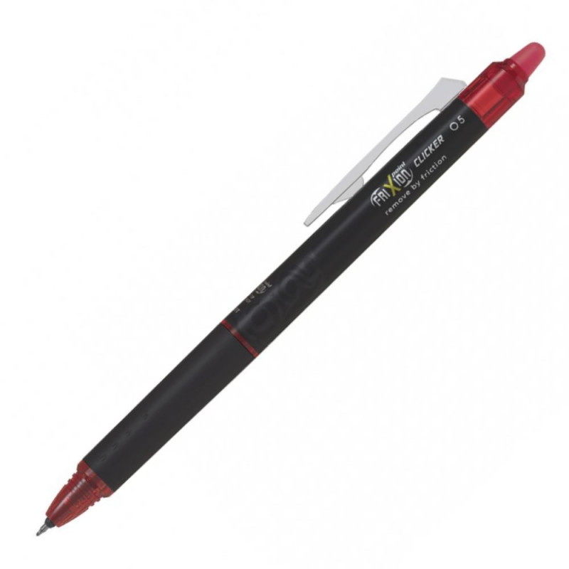 NUOVA PENNA CANCELLABILE PILOT FRIXION CLICKER ROSSA BROAD 0,5MM REMOVE BY  FRICTION ROLLER BALL PEN STILO ROLLER PILOT - Parole e Pensieri