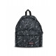 ZAINO AMERICANO PADDED EASTPAK SCRIBBLE DARK ROCK BLACK 24 LITRI 40X30X18CM ZAINO 1 ZIP SCUOLA E TEMPO LIBERO GUT ITALY