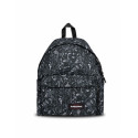 ZAINO AMERICANO PADDED EASTPAK SCRIBBLE DARK ROCK BLACK 24 LITRI 40X30X18CM ZAINO 1 ZIP SCUOLA E TEMPO LIBERO GUT ITALY