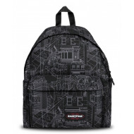 ZAINO AMERICANO PADDED EASTPAK MASTER CITY BLACK 24 LITRI 40X30X18CM ZAINO 1 ZIP SCUOLA E TEMPO LIBERO GUT ITALY