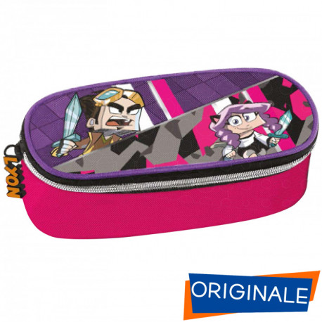 ASTUCCIO OVALE ORGANIZZATO ANNA LYON GAMER BUSTINA SCUOLA 22X10X5CM ASTUCCIO OVAL DISTRIBUITO DA PANINI SCUOLA ITALY