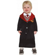 COSTUME MAGO STUDENTE DI MAGIA 18/24MESI TUNICA+CAMICIA C/GILET CRAVATTA VESTITO CARNEVALE A TEMA HARRY POTTER NO ACCESS