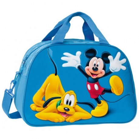 BORSA DA VIAGGIO 40CM.MICKEY E PLUTO DISNEY