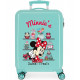 TROLLEY DA VIAGGIO MINNIE"S SWEET DISNEY RIGIDO ABS4RUOTE 37X55X20CM VALIGIA BAGAGLIO A MANO TOPOLINA CHIUS.A COMB.