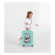 TROLLEY DA VIAGGIO MINNIE"S SWEET DISNEY RIGIDO ABS4RUOTE 37X55X20CM VALIGIA BAGAGLIO A MANO TOPOLINA CHIUS.A COMB.