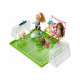 BARBIE CHELSEA SET FOOTBALL BARBIE E I SUOI AMICI CUCCIOLI GIOCANO NEL CAMPO DI CALCIO GIOCATTOLO COMPLETO15PEZZI.MATTEL