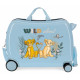 TROLLEY DA VIAGGIO CAVALCABILE RE LEONE DISNEY ORIGINAL 4 RUOTE VALIGIA BAGAGLIO A MANO 50X38X20CM+TRACOLLA+CORDA TRAINO