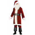 COSTUME BABBO NATALE TG.L VESTITO DELUX SANTA CLAUS COMPLETO DI CAPPELLO GIACCA CINTURA E PANTALONI NO ACCESSORI