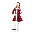 COSTUME BABBO NATALE BAMBINA 3/4 ANNI VESTITO SANTA CLAUS COSTUME BABBA NATALE CAPPELLO VESTITO E CINTURA NO ACCESSORI