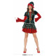 COSTUME ELFA ADULTA TAGLIA M42/44 PER TRAVESTIMENTI SPETTACOLI E SCENE DI NATALE VESTITO CINTURA E CAPPELLO NO ACCESSORI