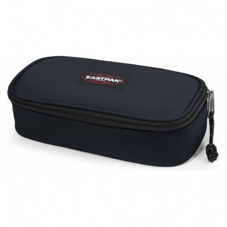 ASTUCCIO OVALE BLU NAVI XL PORTAPENNE 1ZIP CON PATTINA TASCA INTERNA CON ZIP 22X11X6CM BUILT TO RESISTENT EASTPAK U.S.A.