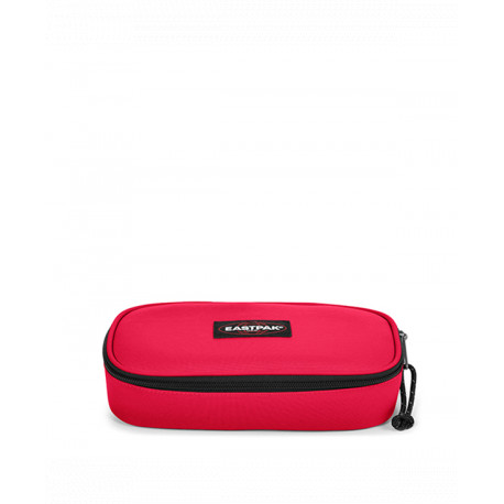 ASTUCCIO OVALE FUCSIA PORTAPENNE 1 ZIP CON PATTINA TASCA INTERNA CON ZIP 22X11X6CM BUILT TO RESISTENT EASTPAK U.S.A.