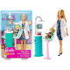 BARBIE DENTISTA DOLL PLAYSET + ACCESSORI BAMBOLINA BARBIE STUDIO DENTISTICO CON BAMBINA SU POLTRONA 3+ANNI MATTEL