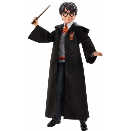 SET HARRY POTTER PERSONAGGIO 30CM + MANTELLO DA MAGO + LIBRICINO DI MAGIA  WIZARDING WORLD ORIGINAL DA COLLEZIONE MATTEL - Parole e Pensieri