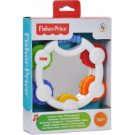 ACCESSORI PRIMA INFANZIA BABY TAMBURELLO A SONAGLI MULTICOLOR CON SPECCHIO PER NEONATI 3+MESI FISHER PRICE