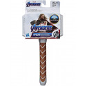 MARTELLO DI THOR MARVEL AVENGERS ORIGINAL IN GOMMA PIUMA 15X8X28CM COLORE ARGENTP MANICO ANTISCIVOLO HASBRO GIOCATTOLI