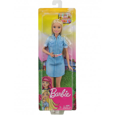 BARBIE DREAMH USE ADVENTURES BAMBOLINA BARBIE 30CM CAPELLI BIONDI VESTITO AZZURRO GIOCATTOLO DA 3+ ANNI ORIGINAL MATTEL