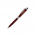 PENNA TOUCH AS ROMA CON CLIP IN METALLO FUSTO ROSSO PRODOTTO UFFICIALE IN ELEGANTE SCATOLA REGALO NERA GIEMME ITALY