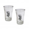 SET 2 BICCHIERINI SHOT 45ML CON SCATOLA FC JUVENTUS BICCHIERI SHOT GLASSES TRASPARENTI E LOGO JUVENTUS OFFICIAL PRODUCT