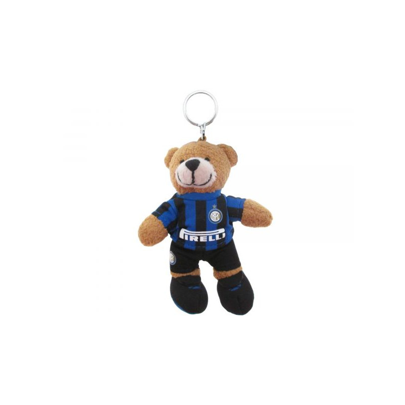 PORTACHIAVI ORSETTO PELUCHE 8 CM MAGLIETTA FIAMMA